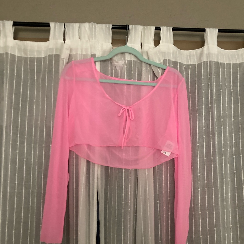 Translucent Pink Shawl